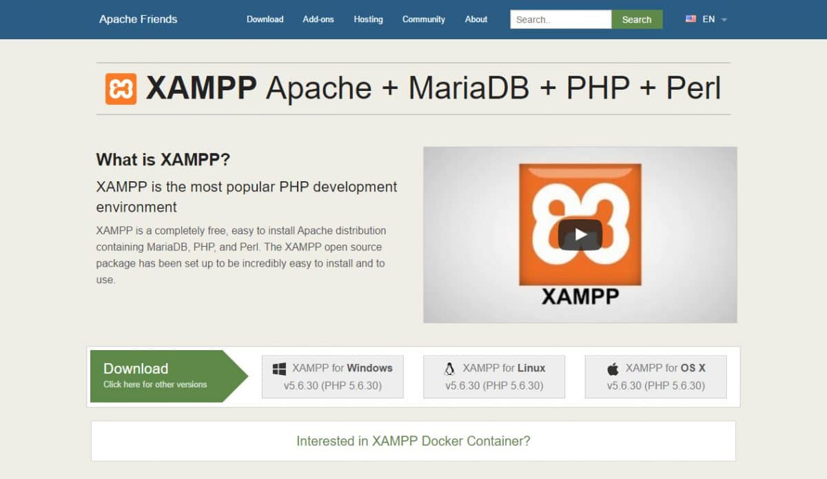 การสร้างเว็บเซิร์ฟเวอร์รันเวิร์ดเพรสด้วย XAMPP - WPDevThai